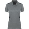 Damen Jako Polo-Shirts | Jako Damen Polo Challenge Grau-Schwarz