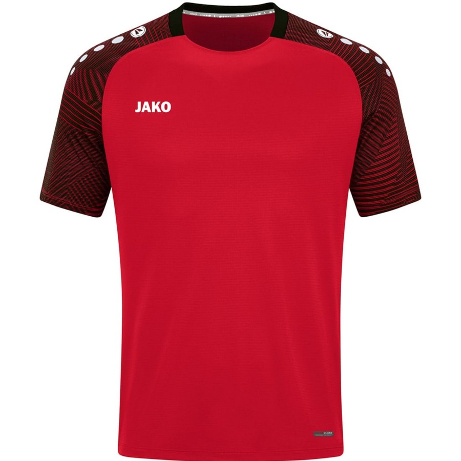 Kinder Jako T-Shirts | Jako Kinder T-Shirt Performance Rot-Schwarz