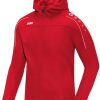 Damen Jako Jacken | Jako Classico Damen Kapuzenjacke Rot