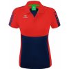 Damen Erima Polo-Shirts | Erima Damen Polo Shirt Six Wings Blau-Rot