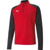 Herren Puma Sweatshirts | Puma 1/4 Zip Top Teamliga Rot-Schwarz