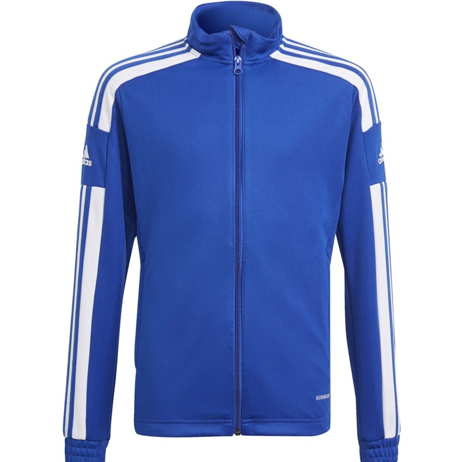 Herren Adidas Jacken | Adidas Kinder Trainingsjacke Squadra 21 Blau-Weis