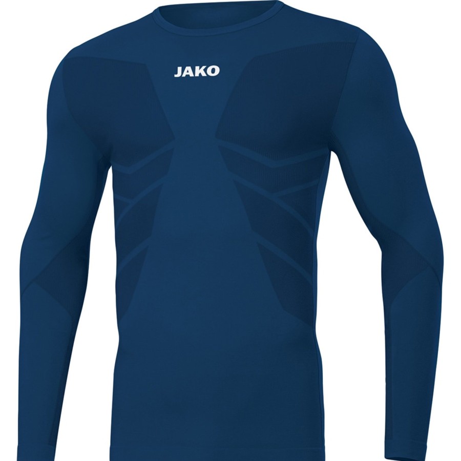 Herren Jako Baselayer | Jako Longsleeve Comfort 2.0 Blau