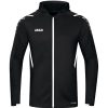 Kinder Jako Jacken | Jako Kinder Trainingsjacke Mit Kapuze Challenge Schwarz-Weis