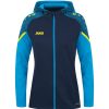 Damen Jako Jacken | Jako Damen Kapuzenjacke Performance Blau