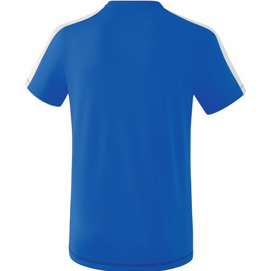 Herren Erima T-Shirts | Erima Herren T-Shirt Squad Blau-Schwarz-Weis