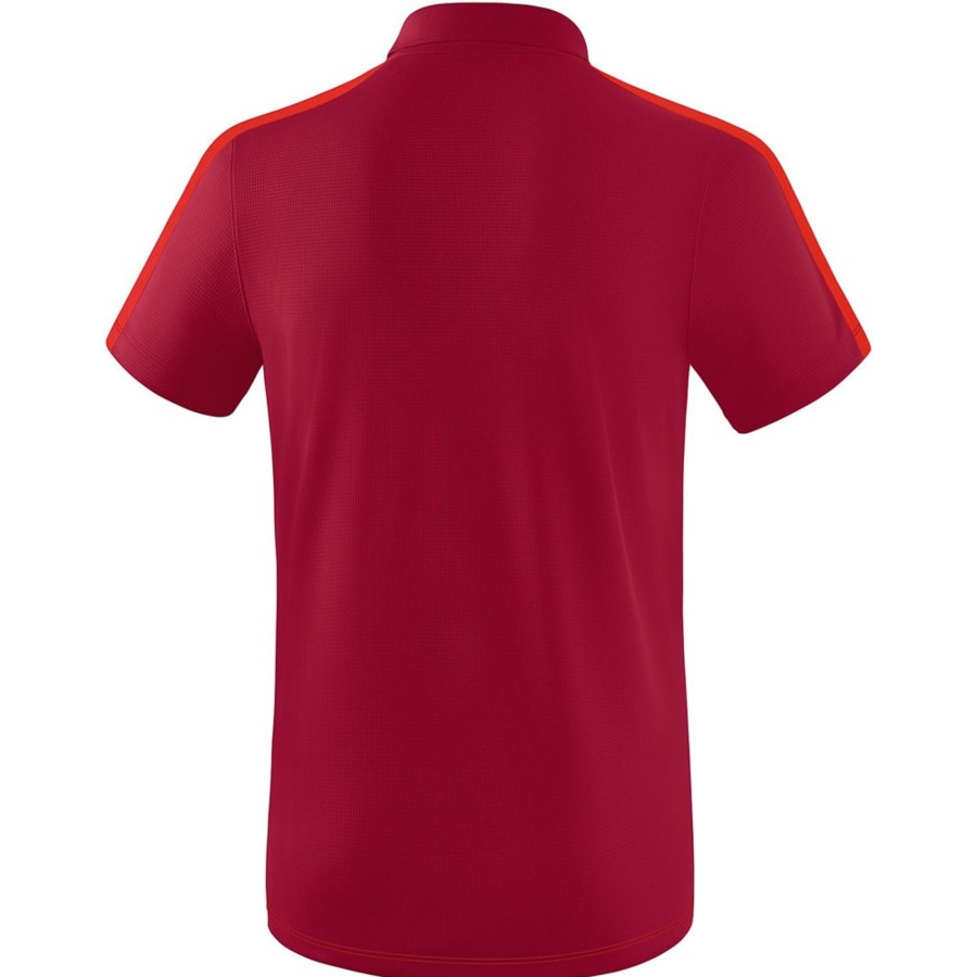 Herren Erima Polo-Shirts | Erima Herren Poloshirt Squad Rot