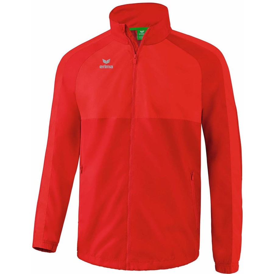 Kinder Erima Jacken | Erima Kinder Allwetterjacke Team Rot