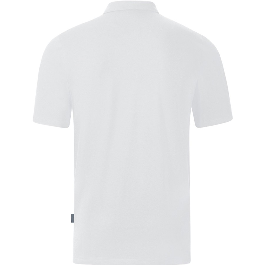 Herren Jako Polo-Shirts | Jako Herren Polo Organic Stretch Weis