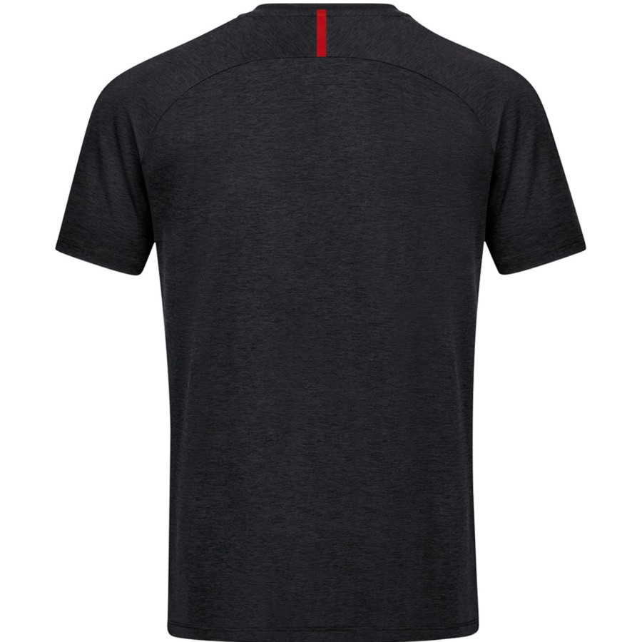 Herren Jako T-Shirts | Jako Herren T-Shirt Challenge Schwarz-Rot