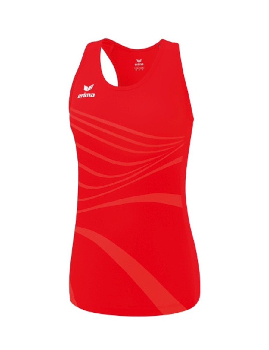 Damen Erima T-Shirts | Erima Damen Racing Singlet Rot Gunstig