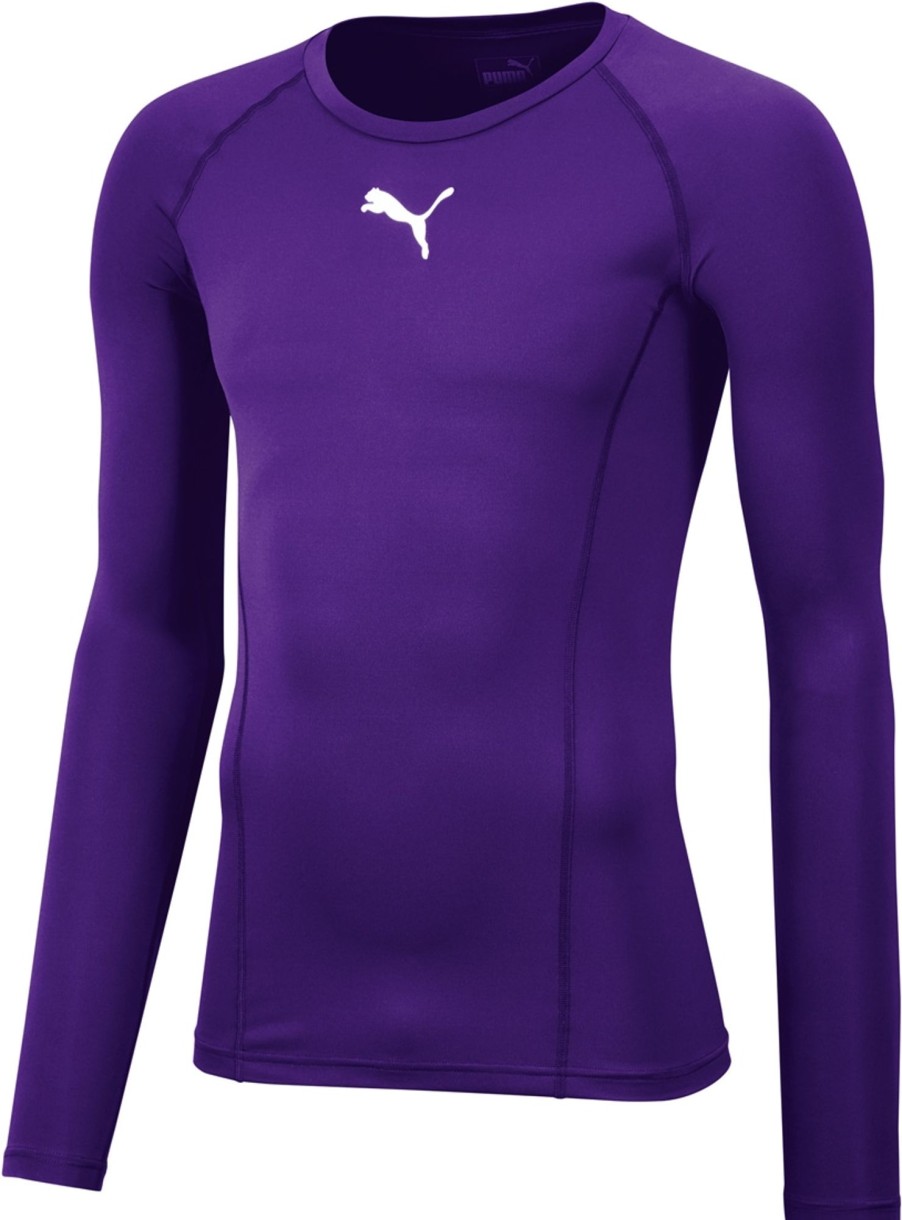 Herren Puma Baselayer | Puma Liga Baselayer Langarm Shirt Prism Violet