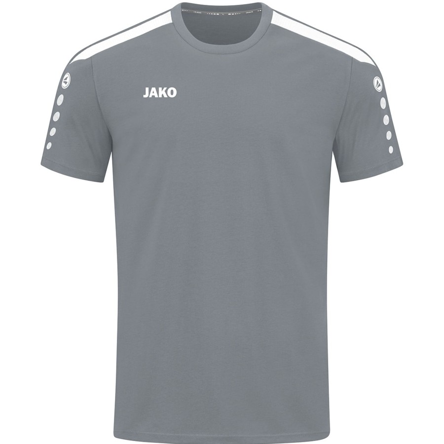 Damen Jako T-Shirts | Jako Damen T-Shirt Power Steingrau