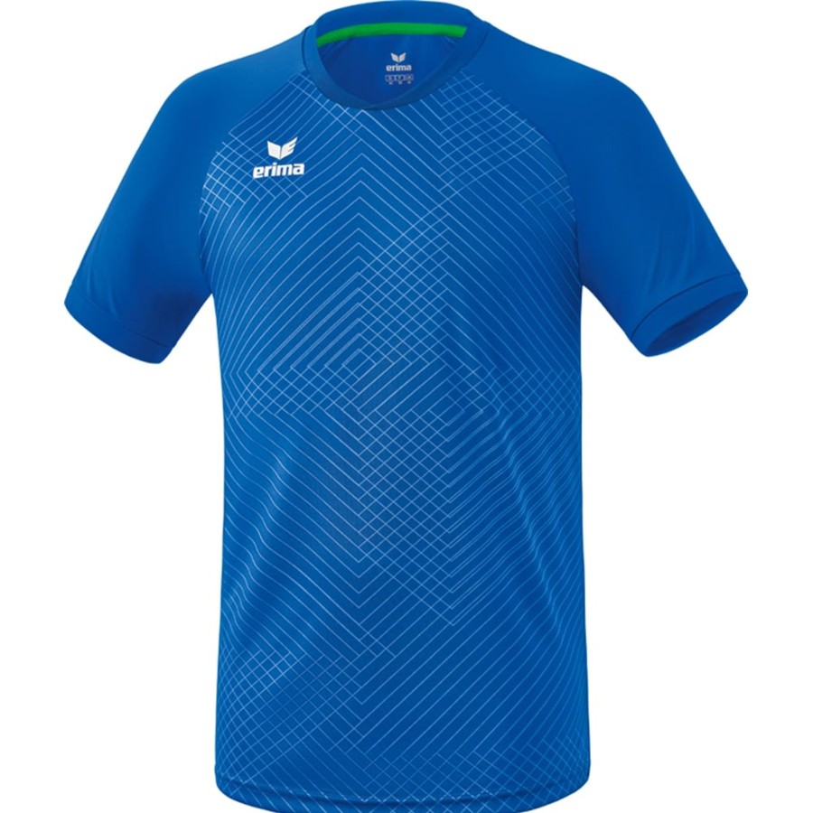 Herren Erima Trikots | Erima Herren Kurzarm Trikot Madrid Blau