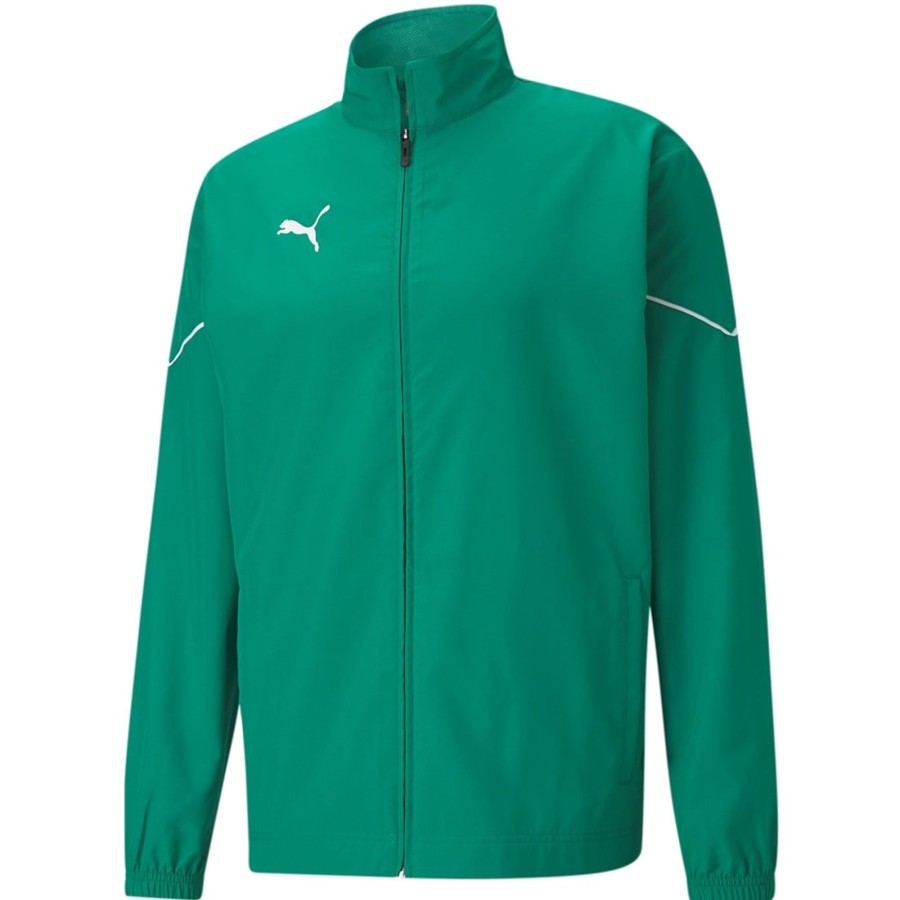 Herren Puma Jacken | Puma Sideline Trainingsjacke Teamrise Grun-Weis