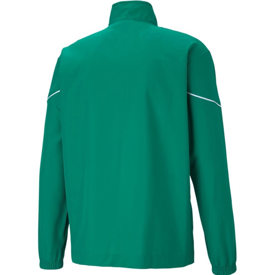 Herren Puma Jacken | Puma Sideline Trainingsjacke Teamrise Grun-Weis