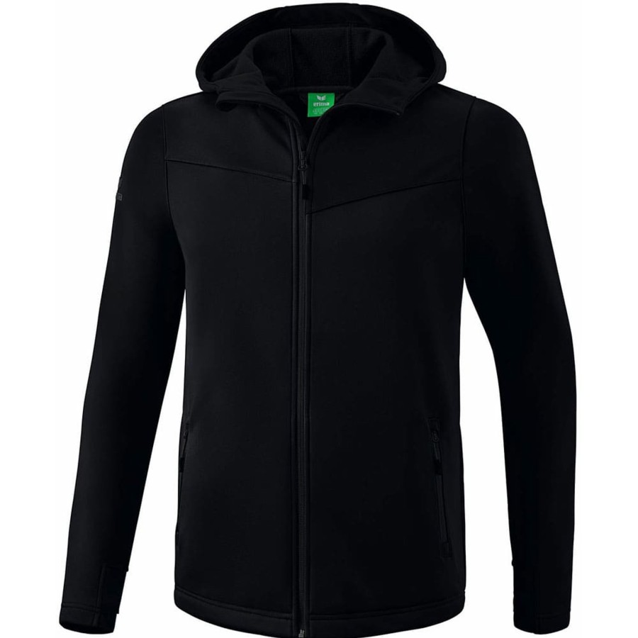 Herren Erima Jacken | Erima Herren Softshelljacke Performance Schwarz