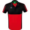 Herren Erima Polo-Shirts | Erima Herren Polo Shirt Six Wings Rot-Schwarz