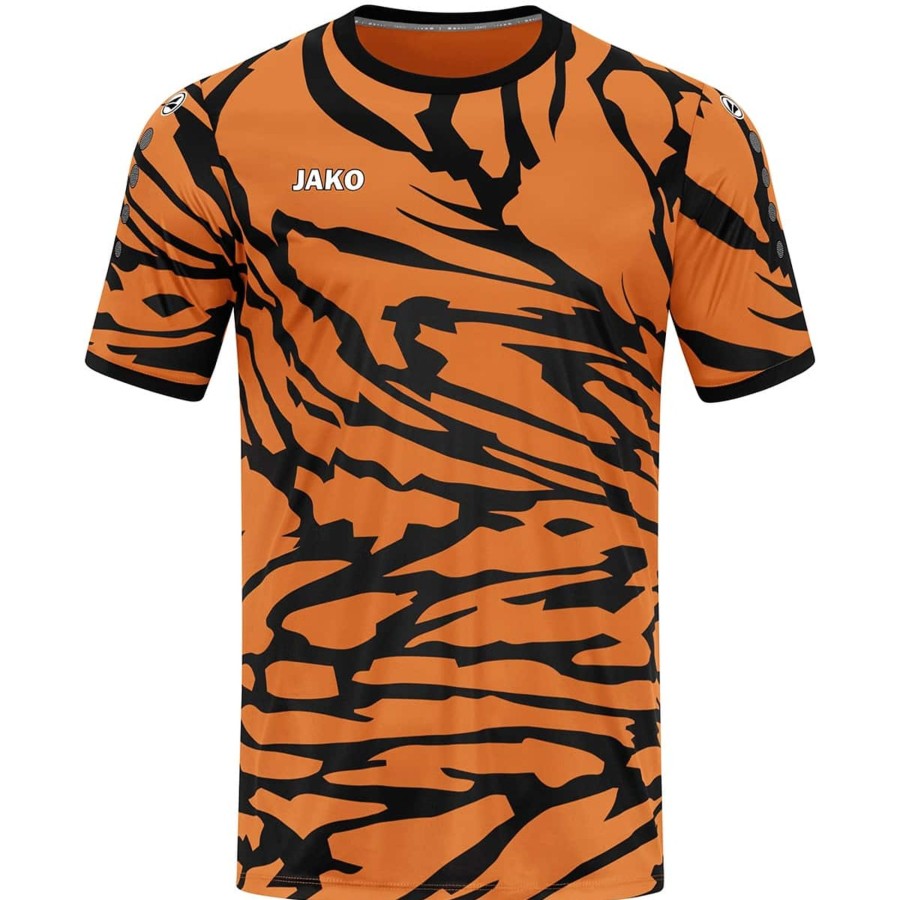 Herren Jako Trikots | Jako Herren Trikot Animal Neonorange/Schwarz