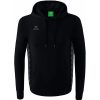 Herren Erima Hoodies | Erima Herren Kapuzensweat Essential Team Schwarz-Grau