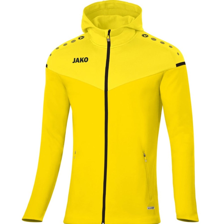 Damen Jako Jacken | Jako Damen Kapuzenjacke Champ 2.0 Gelb