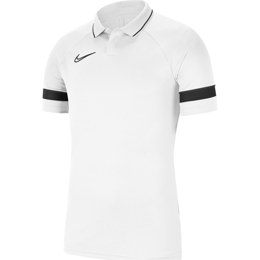 Kinder Nike Polo-Shirts | Nike Kinder Poloshirt Academy 21 Weis-Schwarz