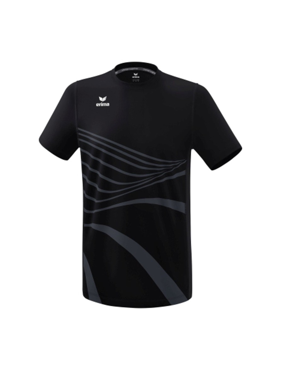 Herren Erima T-Shirts | Erima Racing T-Shirt Schwarz Gunstig