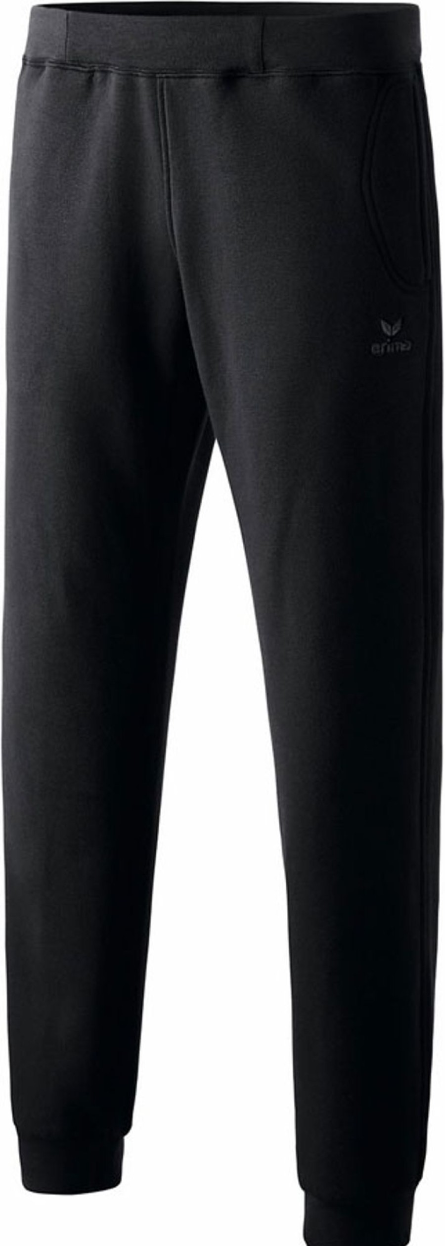 Herren Erima Jogginghosen | Erima Basic Sweatpant Lang Mit Bundchen Schwarz