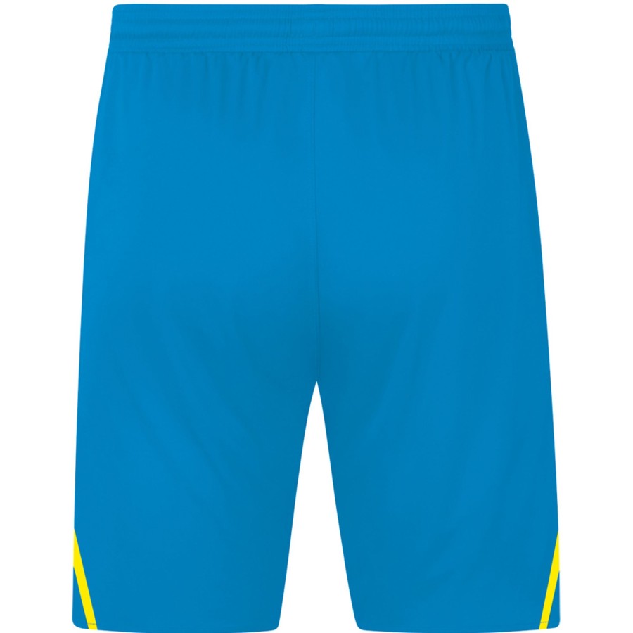 Herren Jako Shorts | Jako Herren Sporthose Challenge Blau-Gelb