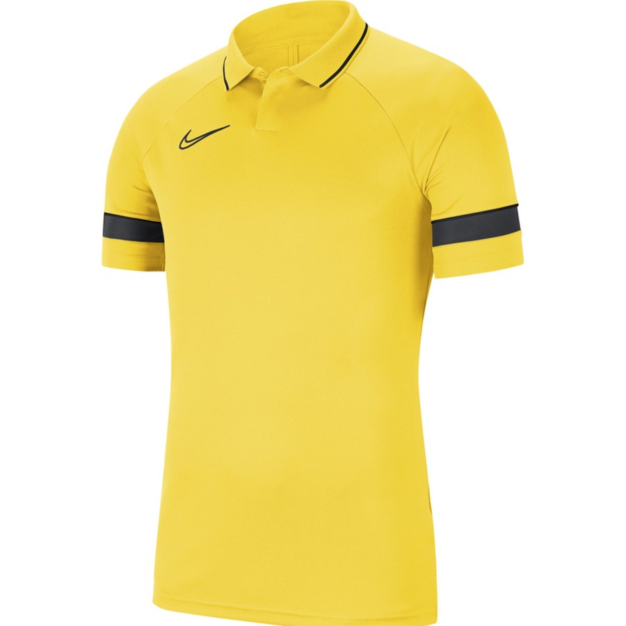 Herren Nike Polo-Shirts | Nike Herren Poloshirt Academy 21 Gelb-Schwarz