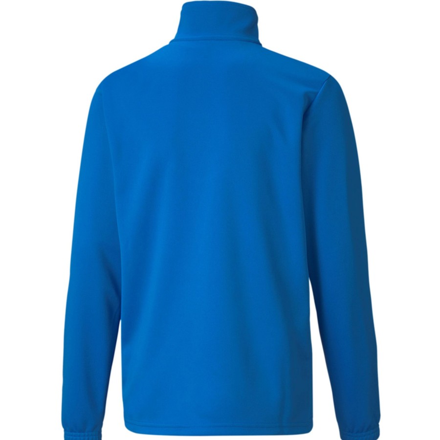 Kinder Puma Sweatshirts | Puma Kinder 1/4 Zip Top Teamrise Blau-Weis