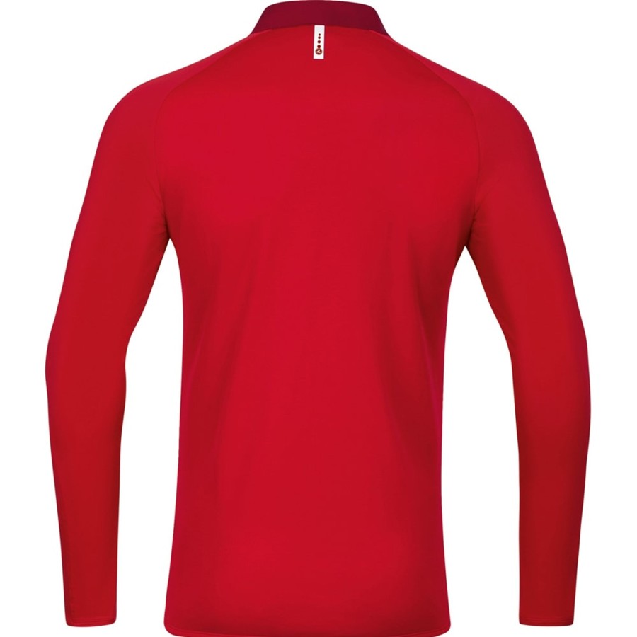 Herren Jako Sweatshirts | Jako Ziptop Champ 2.0 Rot