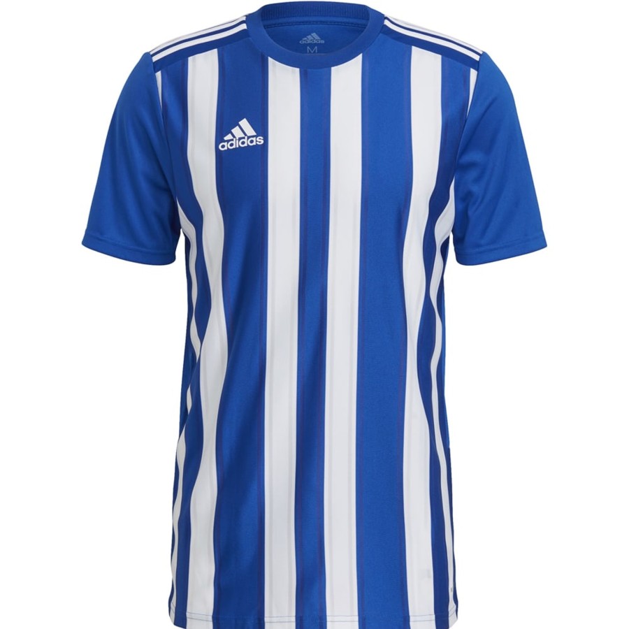 Herren Adidas Trikots | Adidas Kurzarm Trikot Striped 21 Blau-Weis