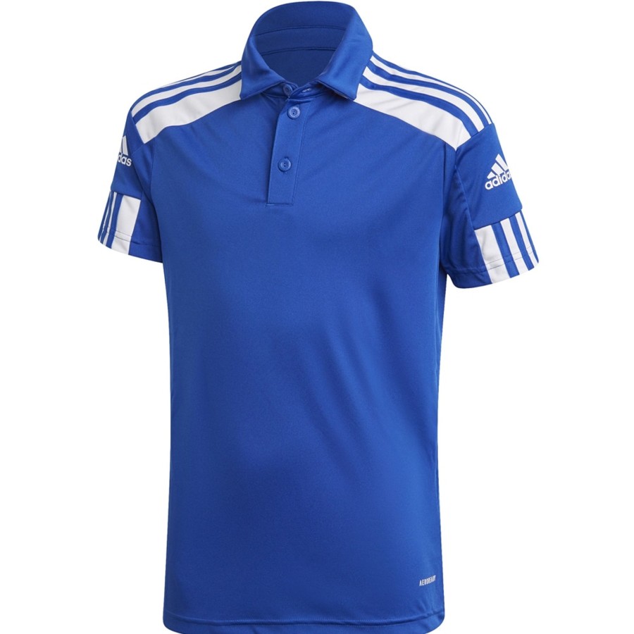 Kinder Adidas Polo-Shirts | Adidas Kinder Poloshirt Squadra 21 Blau-Weis