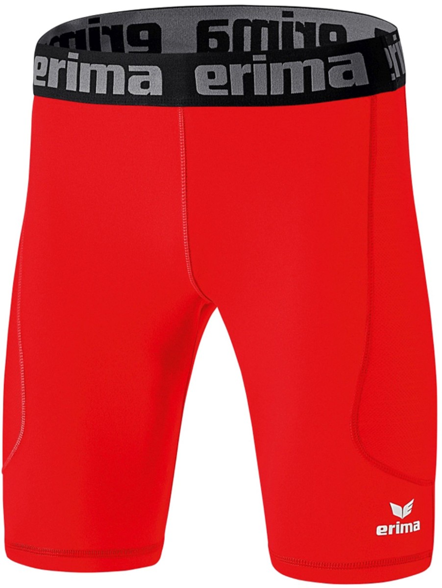 Kinder Erima Tights | Erima Elemental Tights Kurz Rot