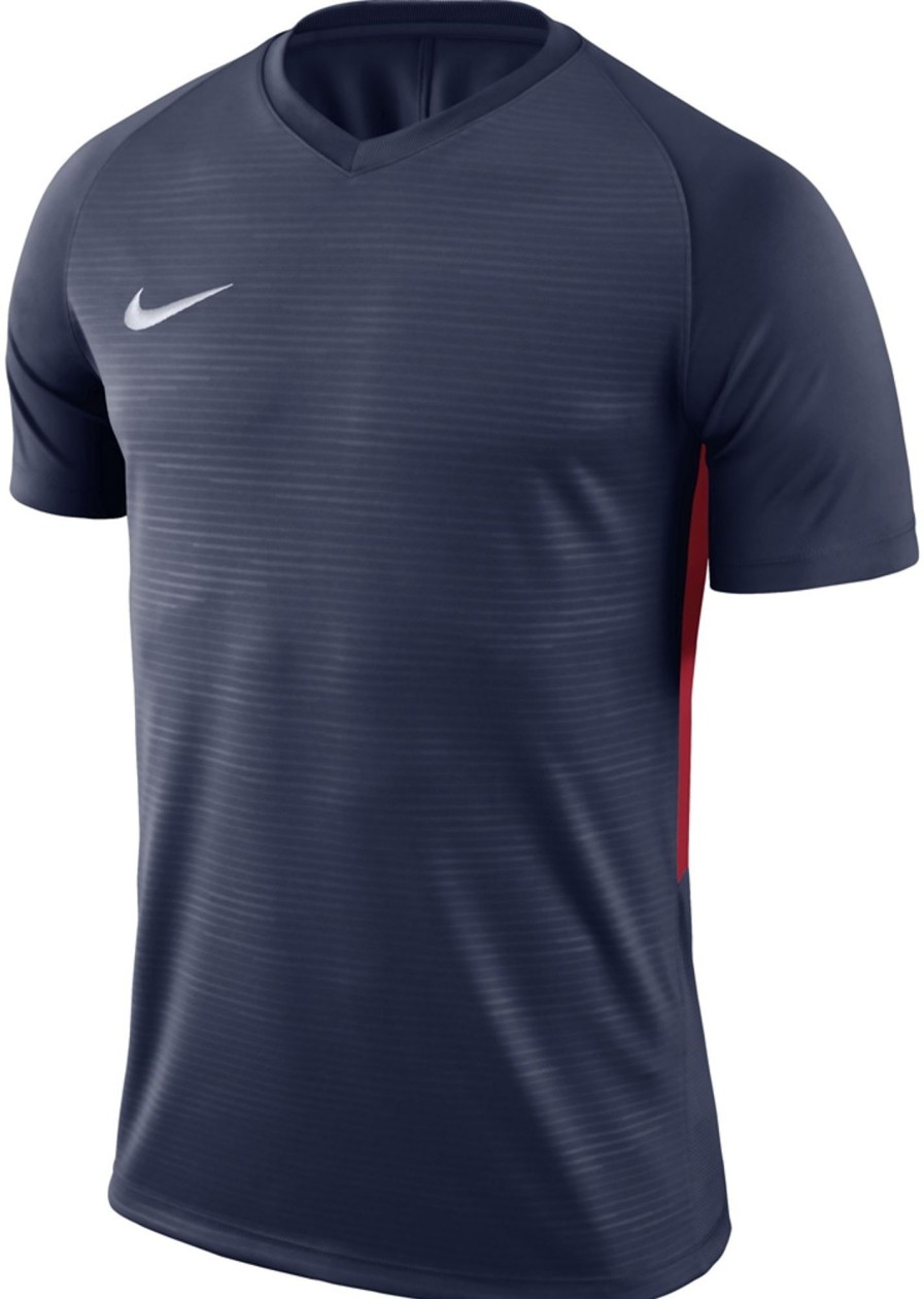 Kinder Nike Trikots | Nike Tiempo Premier Kinder Kurzarm Trikot Midnight Navy-Rot