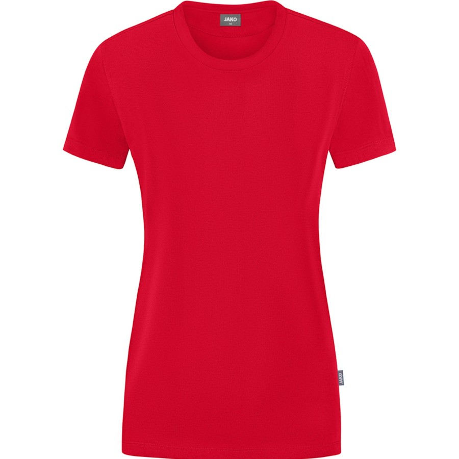 Damen Jako T-Shirts | Jako Damen T-Shirt Doubletex Rot