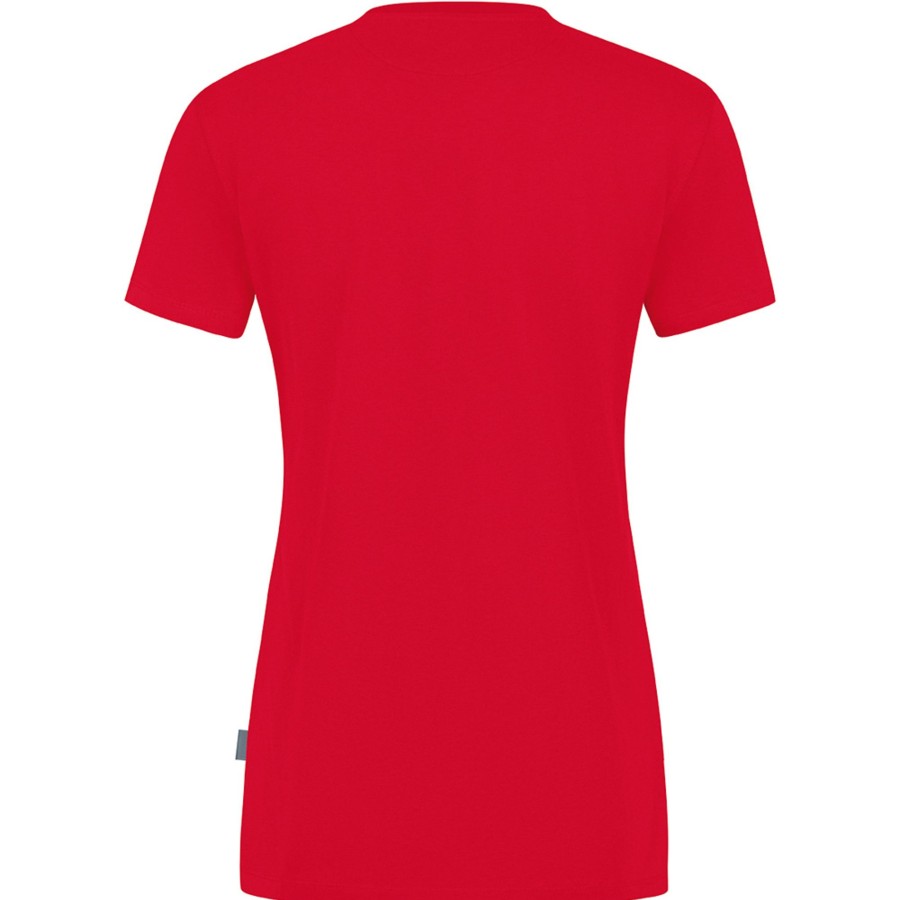 Damen Jako T-Shirts | Jako Damen T-Shirt Doubletex Rot