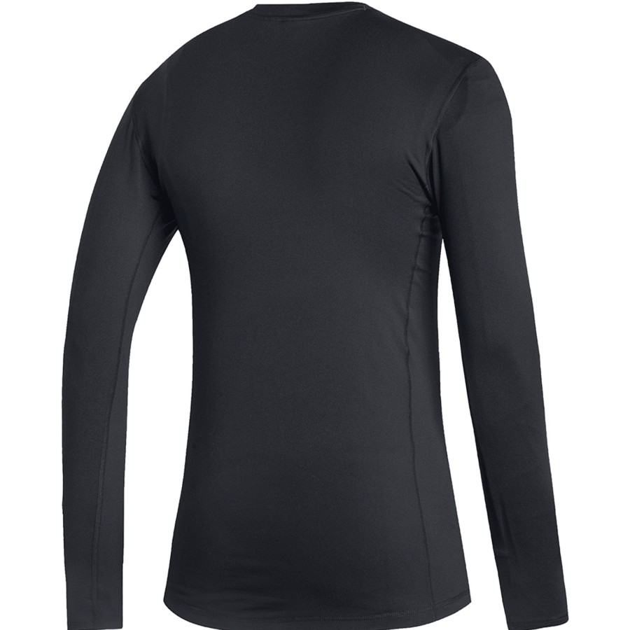 Herren Adidas Baselayer | Adidas Herren Langarm Shirt Techfit Climawarm Schwarz