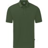 Herren Jako Polo-Shirts | Jako Herren Polo Organic Stretch Grun