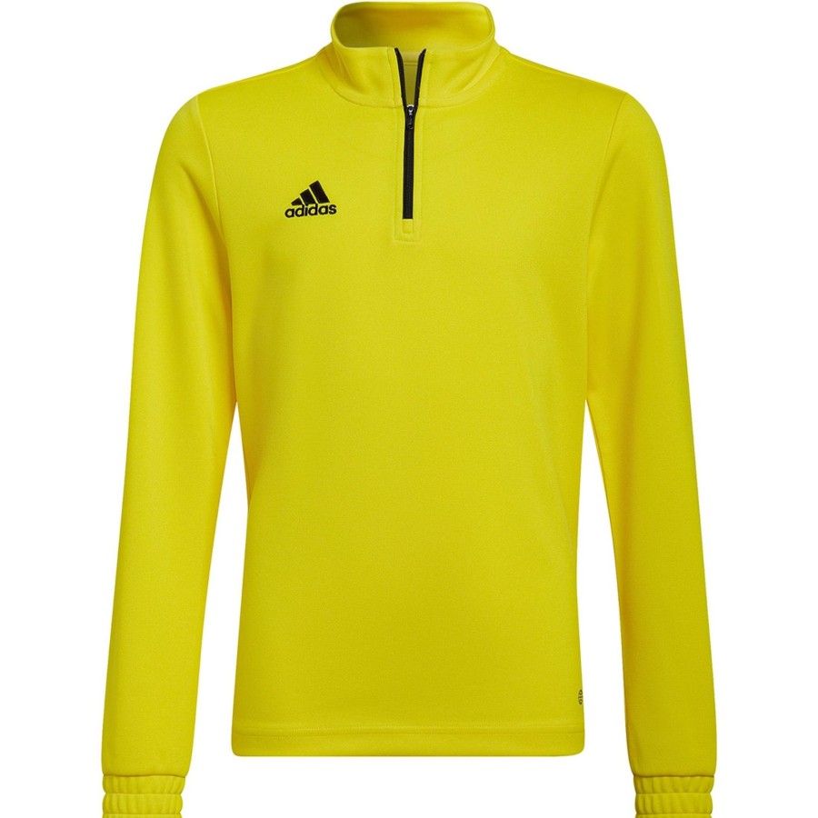 Kinder Adidas Sweatshirts | Adidas Kinder Trainingstop Entrada 22 Gelb-Schwarz