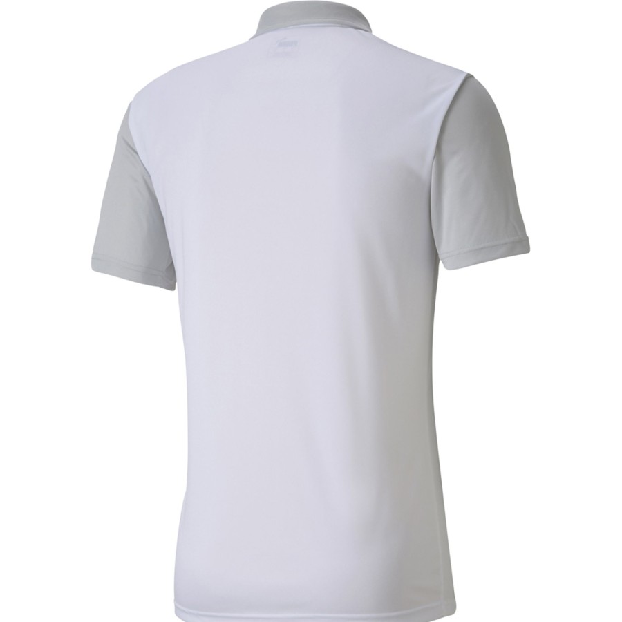 Herren Puma Polo-Shirts | Puma Polo Teamgoal 23 Sideline Weis-Grau