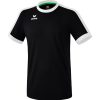 Herren Erima Trikots | Erima Herren Kurzarm Trikot Retro Star Schwarz-Weis