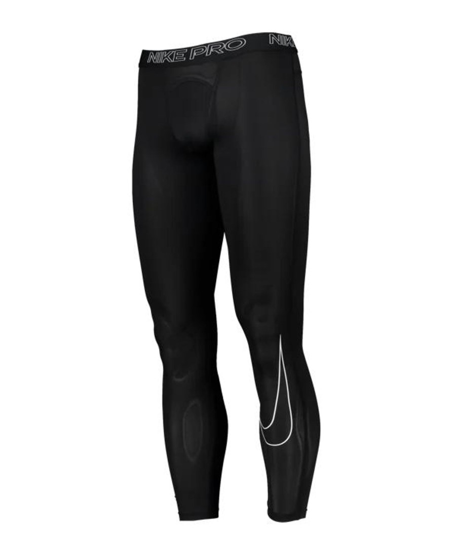 Herren Nike Tights | Nike Pro Tight Grun Schwarz F010