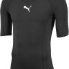 Herren Puma Baselayer | Puma Liga Baselayer Kurzarm Shirt Puma Black