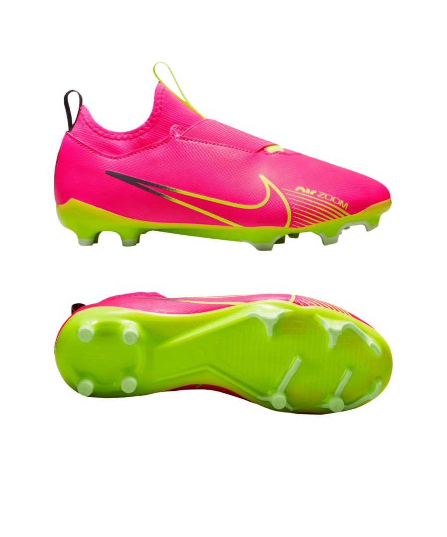 Sportschuhe Nike Nike Fusballschuhe | Nike Fusballschuh Jr Air Zoom Mercurial Vapor Xv Academy Fg/Mg Luminous Kids Pink Gelb F605