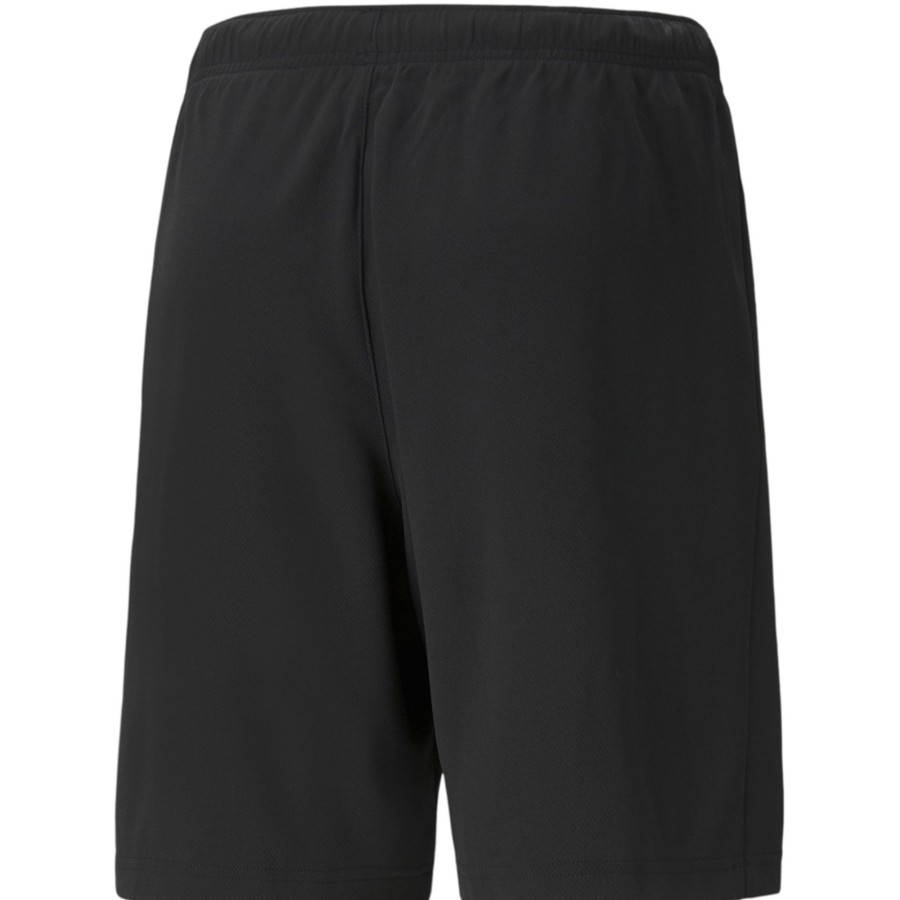 Herren Puma Shorts | Puma Shorts Teamrise Schwarz-Weis