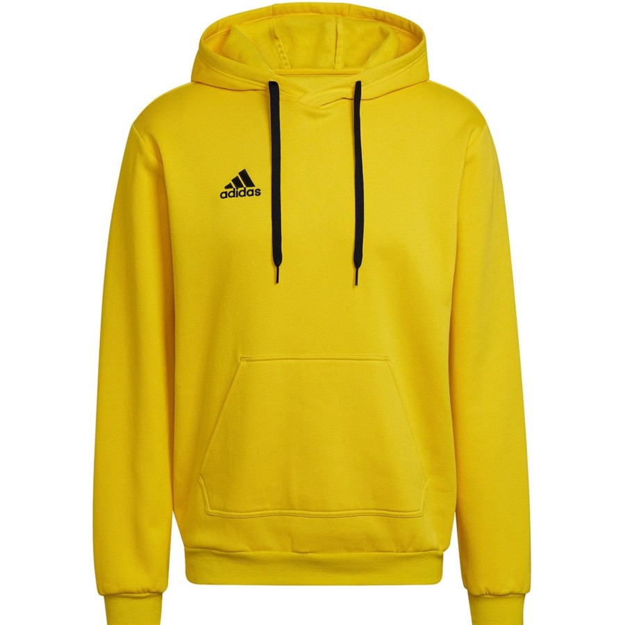 Herren Adidas Hoodies | Adidas Hoodie Entrada 22 Gelb-Schwarz