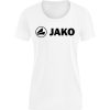 Damen Jako T-Shirts | Jako Damen T-Shirt Promo Weis