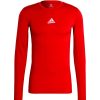 Herren Adidas Baselayer | Adidas Herren Langarm Shirt Techfit Rot